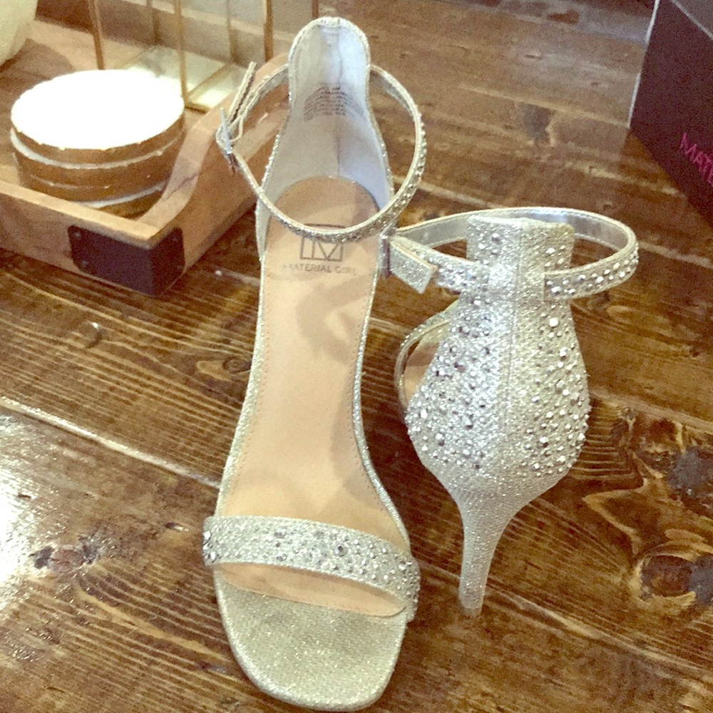 Silver/Gold Sequenced Heels